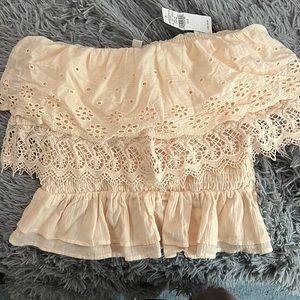 American eagle strapless top